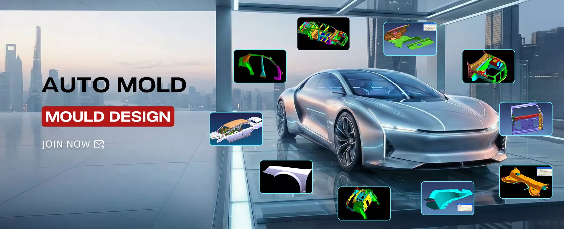 Fabricante de moldes de estampagem de painel externo de carroceria automotiva de alto desempenho