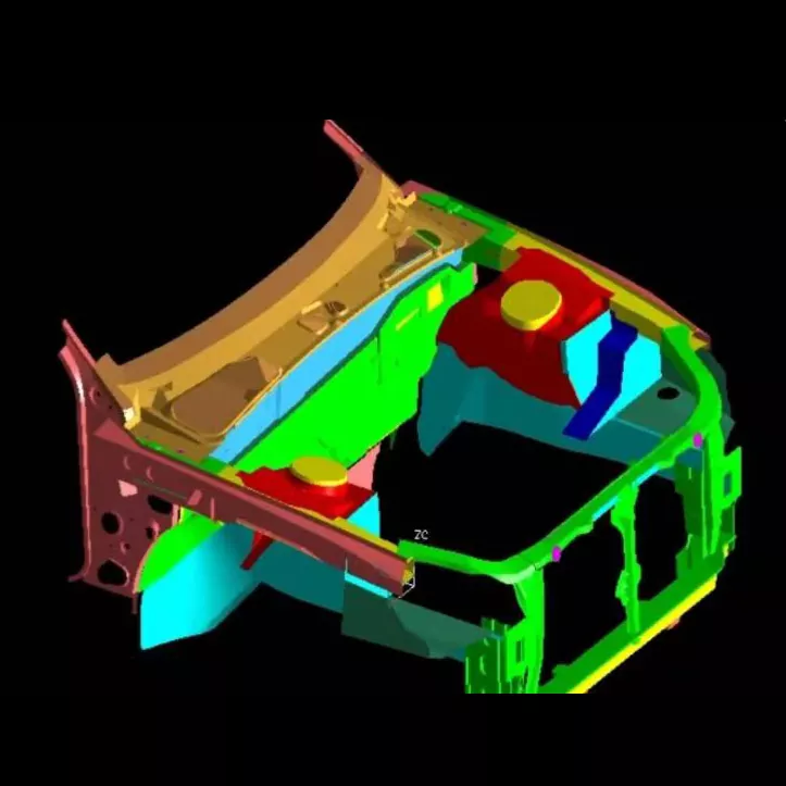 Matrizes de estampagem do conjunto do compartimento do motor automotivo