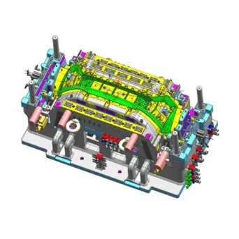 Molde de injeção de corpo de pára-choque dianteiro automotivo