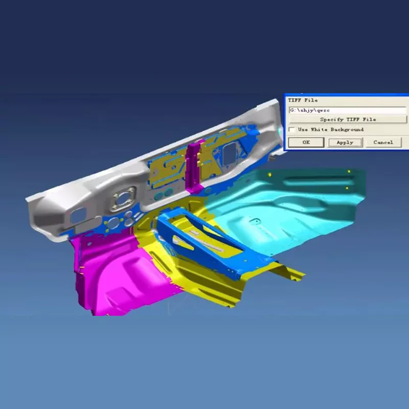 Matrizes de estampagem para montagem de painel frontal automotivo