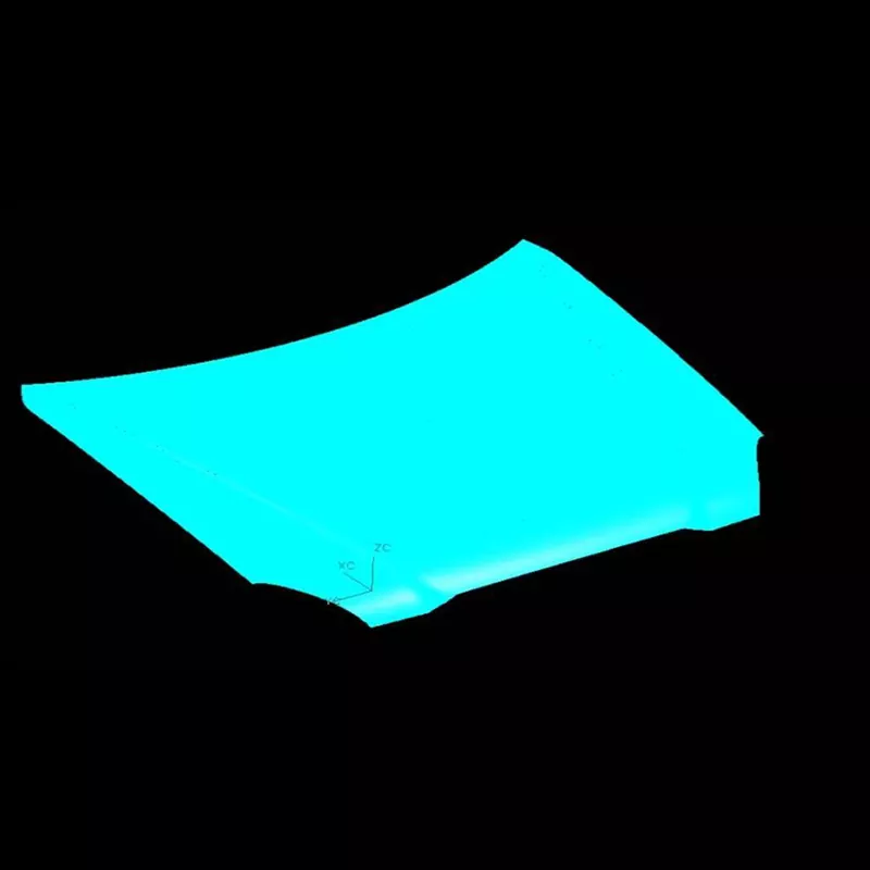 Matriz de estampagem do painel externo do capô automotivo