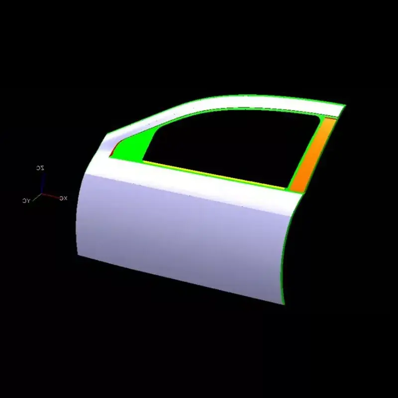 Matriz de estampagem do painel externo esquerdo automotivo da porta dianteira