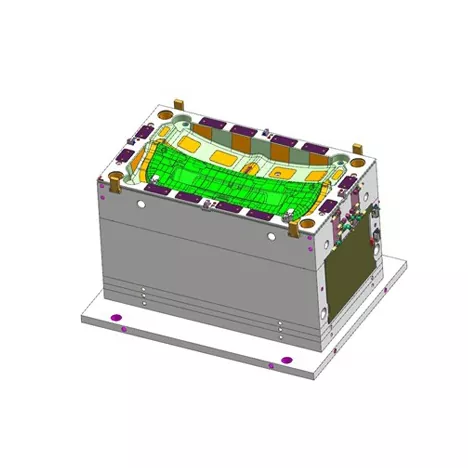 Molde de injeção do painel de acabamento da porta traseira automotiva